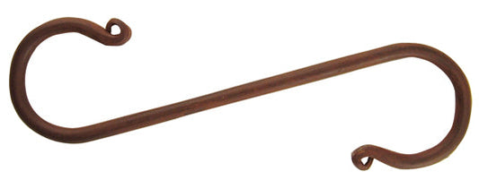 Rusty S-Hook 7"  (Pack of 4)