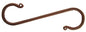 Rusty S-Hook 7"  (Pack of 4)