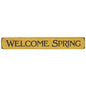 Welcome Spring Engraved Block 12" (Pack of 4)