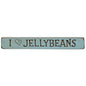 I Heart Jellybeans Engraved Block 12" (Pack of 4)