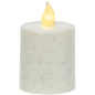 Rustic White Pillar Candle 2.5" x 3.5" (Pack of 4)