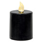 Black Gloss Pillar Candle 2.5" x 3.5" (Pack of 4)