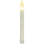 9" Rustic White Timer Taper (Pack of 2)