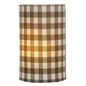 Gray Small Buffalo Check Pillar 3"x5" (Pack of 2)