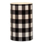 Black & White Large Buffalo Check Pillar 3x5" (Pack of 2)