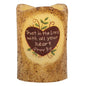 Trust in the Lord Heart Pillar 3x4.5" (Pack of 2)