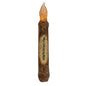 Burnt Mustard Blessed Timer Taper  (Pack of 4)