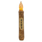 Burnt Mustard Home Timer Taper (Pack of 2)