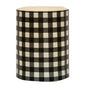 Black Small Buffalo Check Timer Pillar (Pack of 2)