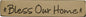 Bless Our Home Engraved Block 9" (Pack of 4)