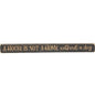 A House Is Not A Home Engraved Block 18"  (Pack of 4)