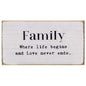 Simply Farmhouse Family Block  (Pack of 4)