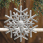 Metal Snowflake with Jute Rope (Pack of 2)