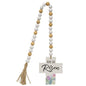 He Is Risen Wooden Bead Garland w/Cross (Pack of 2)