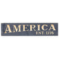 America Est. 1776 Engraved Sign Olde Navy 24" (Pack of 2)