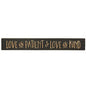 Love Is Patient Love Is Kind Sign Dark Gray 24"  (Pack of 4)