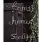 Farm Family Home Script Metal Ornament 3 asstd.  (Pack of 4)