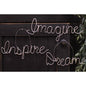 Inspire Imagine Dream Script Metal Ornament 3 asstd. (Pack of 4)