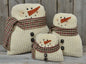 '+Chenille Snowman 4"  (Pack of 4)