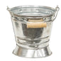 Natural Tin Mini Pail w/Handle (Pack of 4)