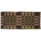 Black/Mustard Woven Short Runner (Pack of 2)