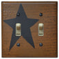 Star Double Switch Plate Cover