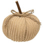 Cream Chenille Pumpkin 6 inch (Pack of 2)