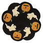 Ghost and Pumpkin Felt Mat