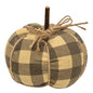Gray Buffalo Check Pumpkin 4.5" x 4.75" (Pack of 2)