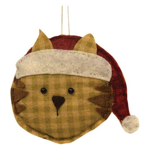 Felt Cat Ornament  (Pack of 4)