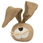 Stuffed Burlap Bunny Head 3 Asstd (Pack of 2)