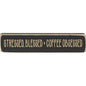 Stressed Blessed + Coffee Obsessed Laser Cut Block 8" (Pack of 4)