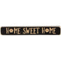 Pawprint Home Sweet Home Engraved Block 12"  (Pack of 4)