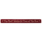 Most Wonderful Time Engraved Block 18" (Pack of 4)