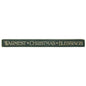 Warmest Christmas Blessings Engraved Block 18"  (Pack of 4)