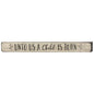 Unto Us A Child Is Born Engraved Block 1.75" x 18"  (Pack of 4)
