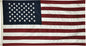 Natural American Flag 58"