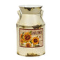 Cream Distressed Sunflower Milk Can (Pack of 2)