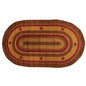 Cinnamon Star Oval Rug 3' x 5'