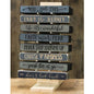 48 Piece Inspirational 12" Engraved Block Assortment With Display Rack