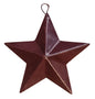 2-1/4" Mini Barn Star - Burgundy (Pack of 4)