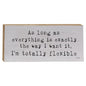 I'm Totally Flexible Block (Pack of 4)