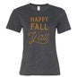 Happy Fall Y'all T-Shirt Heather Dark Gray XXL