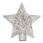 Whitewashed Star Tree Topper 5" (Pack of 4)