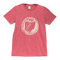 Distressed Ohio T-Shirt Heather Red Small