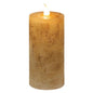 Grungy Tan LED Pillar 2" x 4" (Pack of 4)