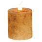 Grungy Tan LED Pillar 2" x 2.25" (Pack of 4)