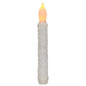 White Frosty Timer Taper 6.5" (Pack of 4)
