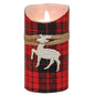 Deer Lodge LED Flicker Pillar 3.5" x 6.75"
