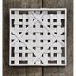 Whitewash Square Woven Frame 16" (Pack of 2)